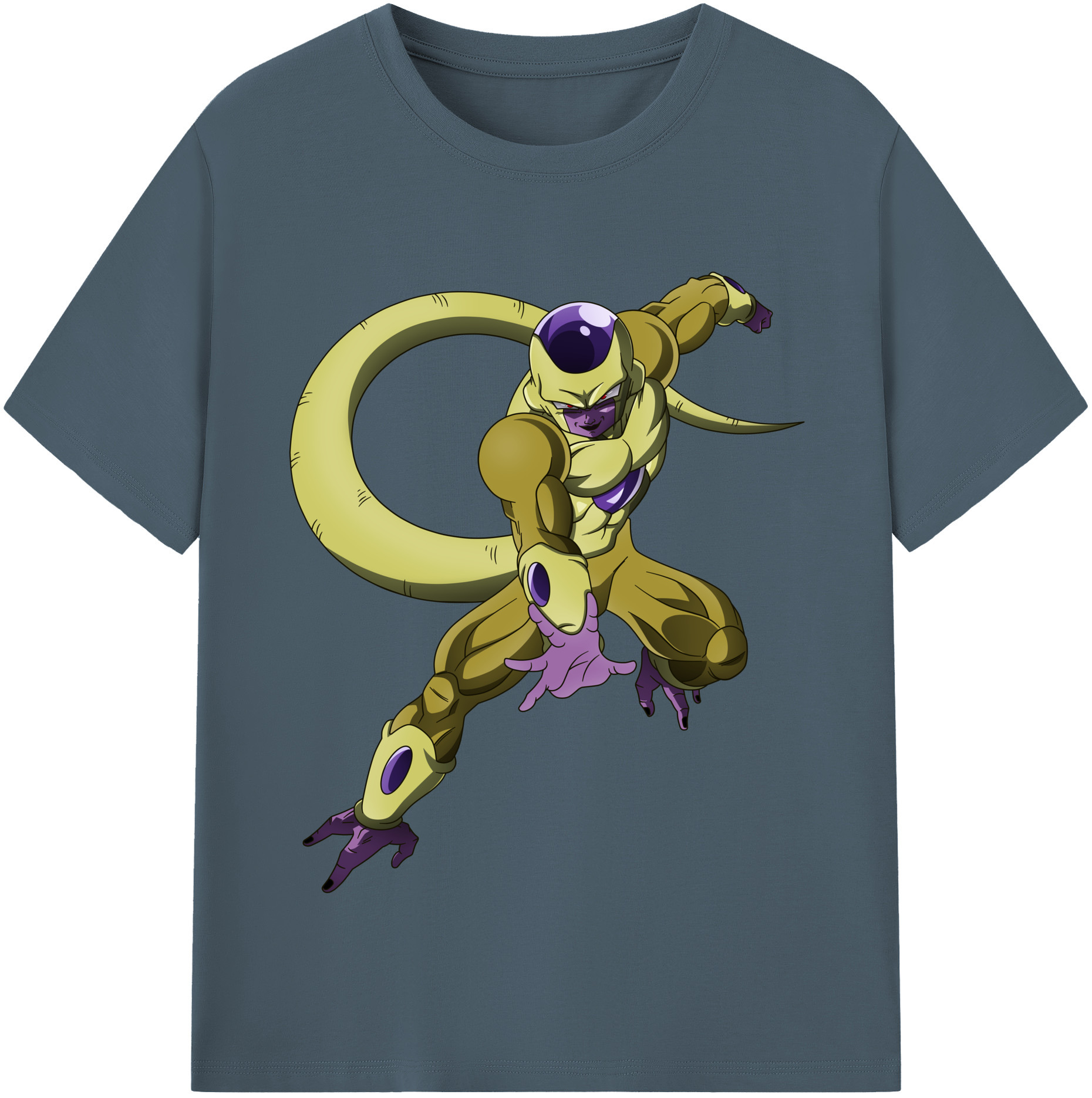 （画像用） ドラゴンボール フリーザ DRAGON BALL Frieza 綿100％半袖Tシャツ（フロントプリント）